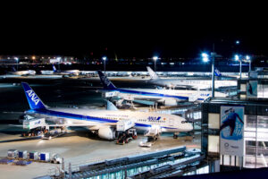 ANA 787-9 at Tokyo Haneda