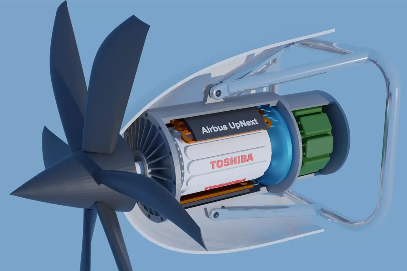 Airbus and Toshiba partner to co-develop hydrogen-powered